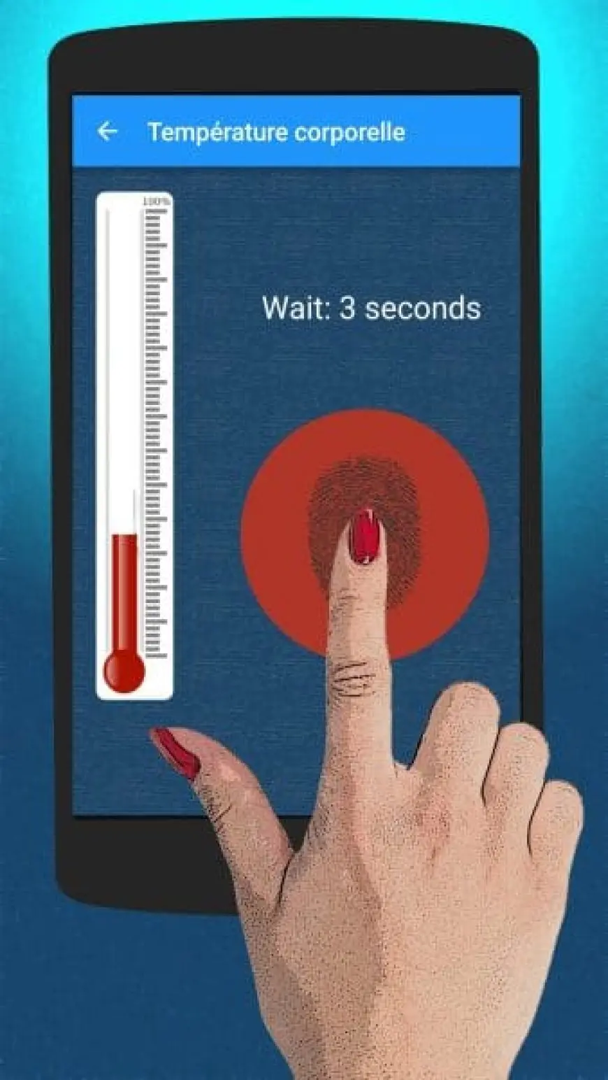 أفضل تطبيقات قياس درجة حرارة الجسم بالبصمة