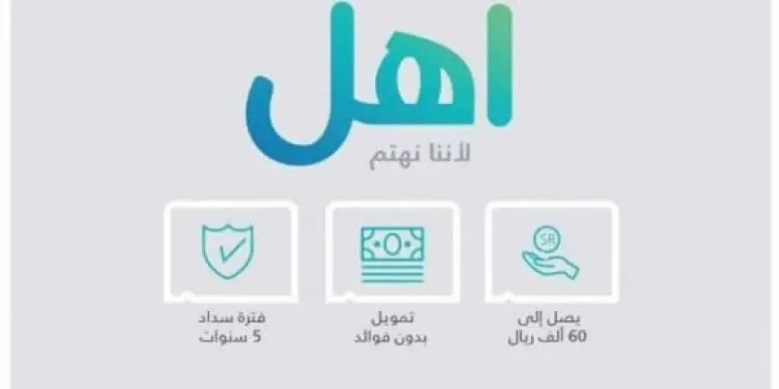 تمويل آهل بدون فوائد في السعودية يصل إلى 60 ألف